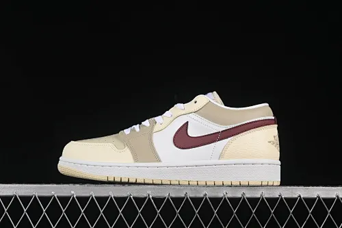All categories Air Jordan Jordan series basketball shoes Air Jordan 1 Low Air Jordan 1 Low AJ1 Joe 1 cream yellow low-top cultural and casual sneakers HV6530-100